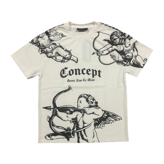 CONCEPT 'AIM' WHITE TEE