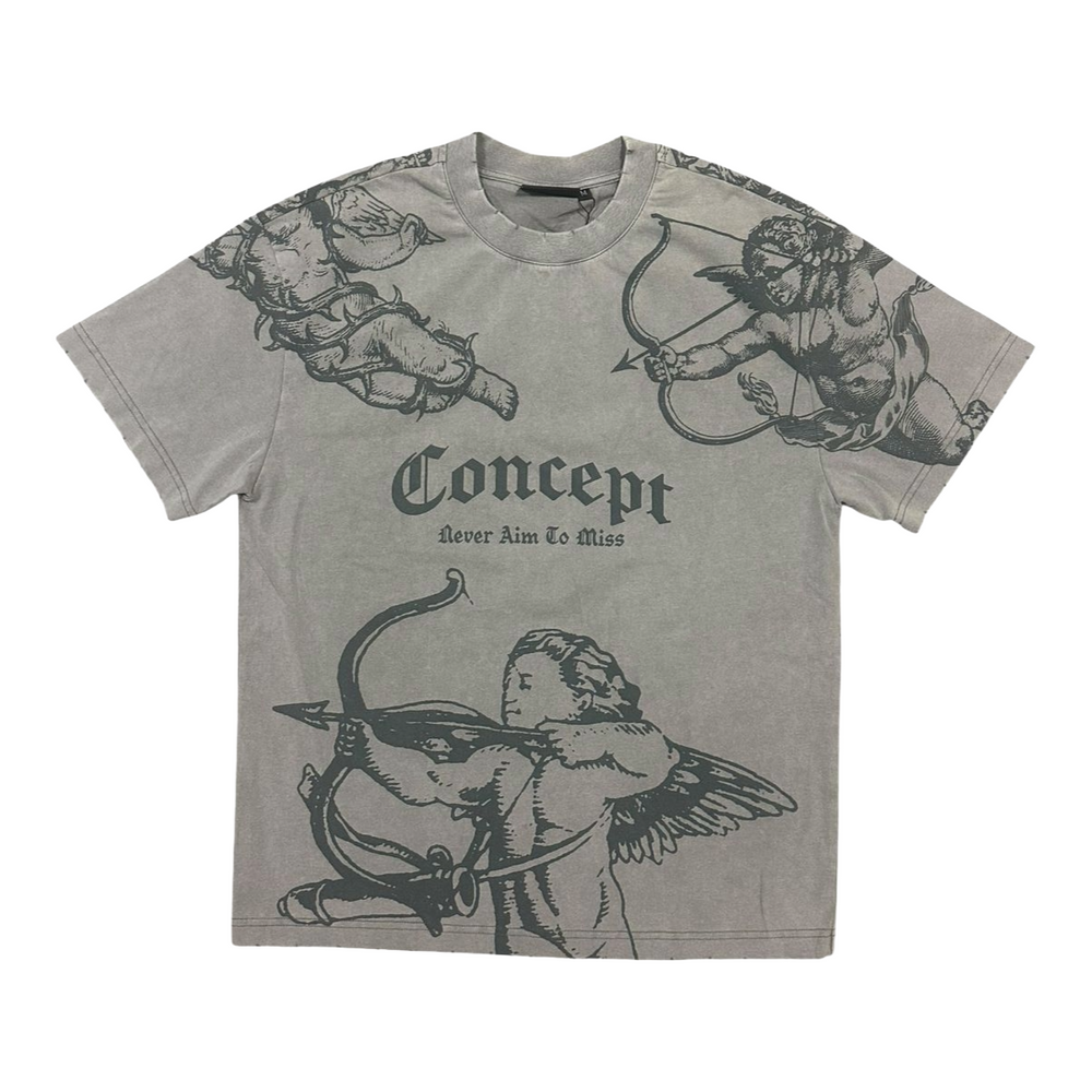 CONCEPT 'AIM' GREY TEE