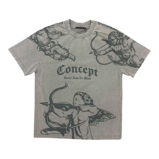 CONCEPT 'AIM' GREY TEE
