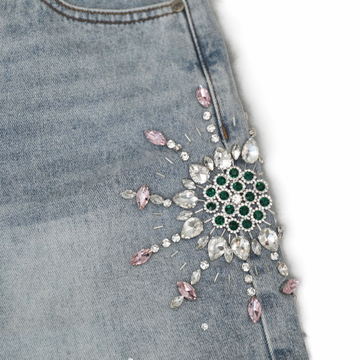 PRESTIGE 'EMERALD' JEAN SHORTS