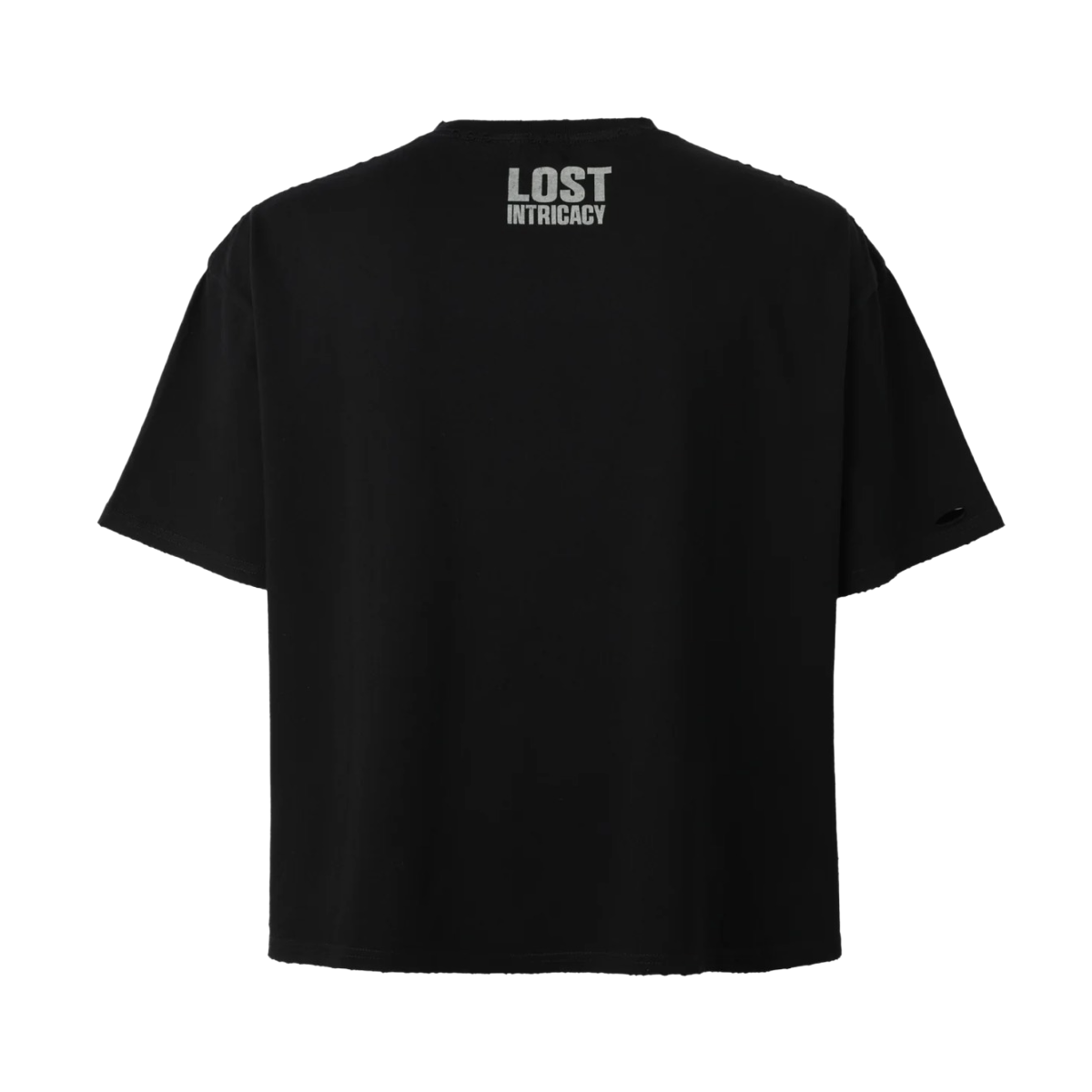 LOST INTRICACY 'OUTLINE' TEE - BLACK