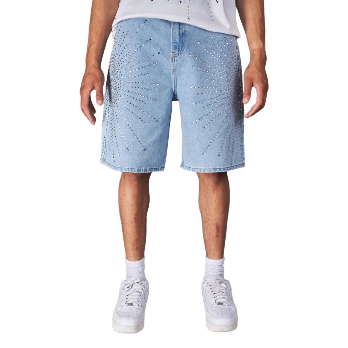 POLITICS 'CARLEN' JORTS - LT BLUE