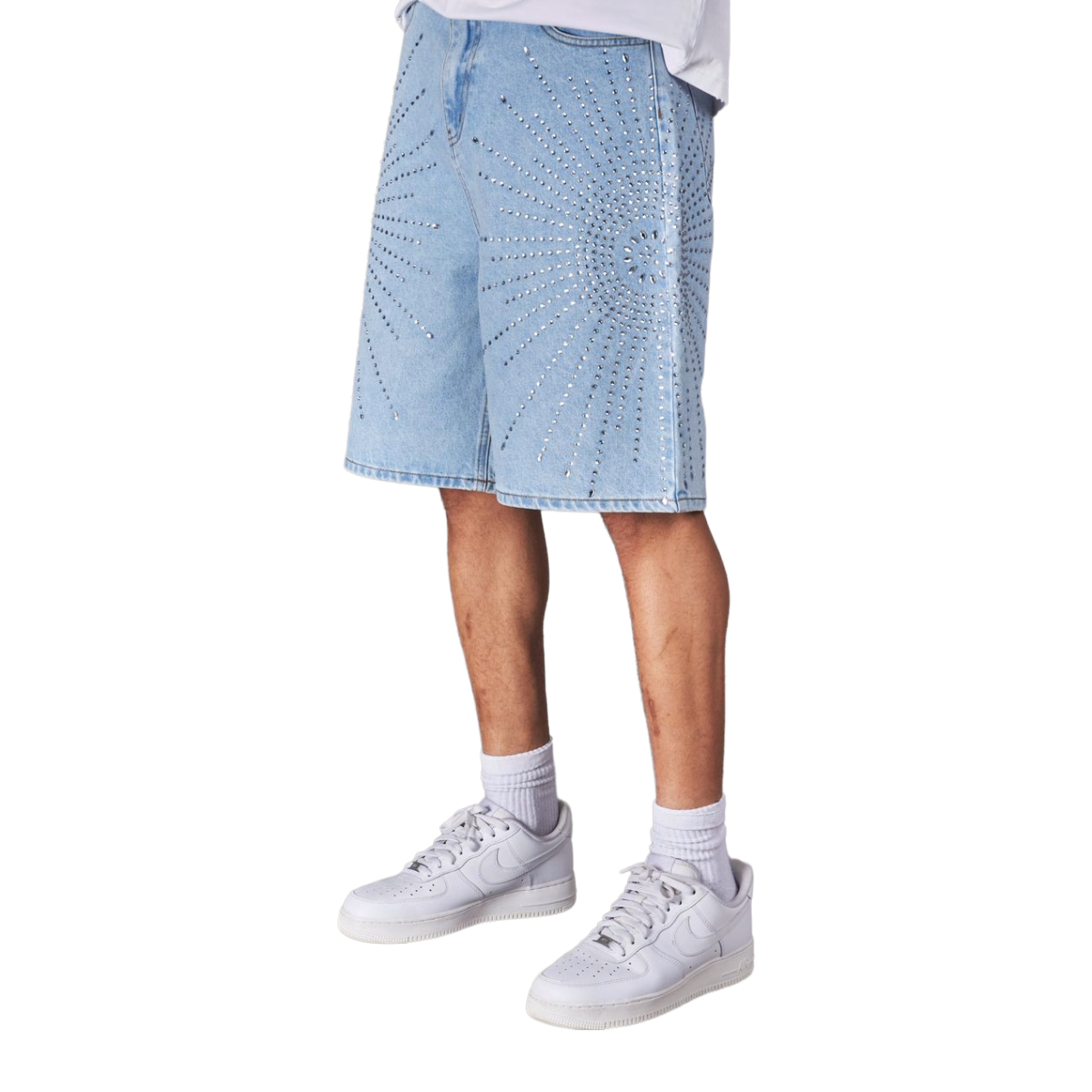 POLITICS 'CARLEN' JORTS - LT BLUE