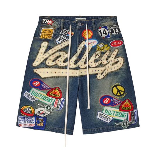 VALE 1980S JORTS - BLUE