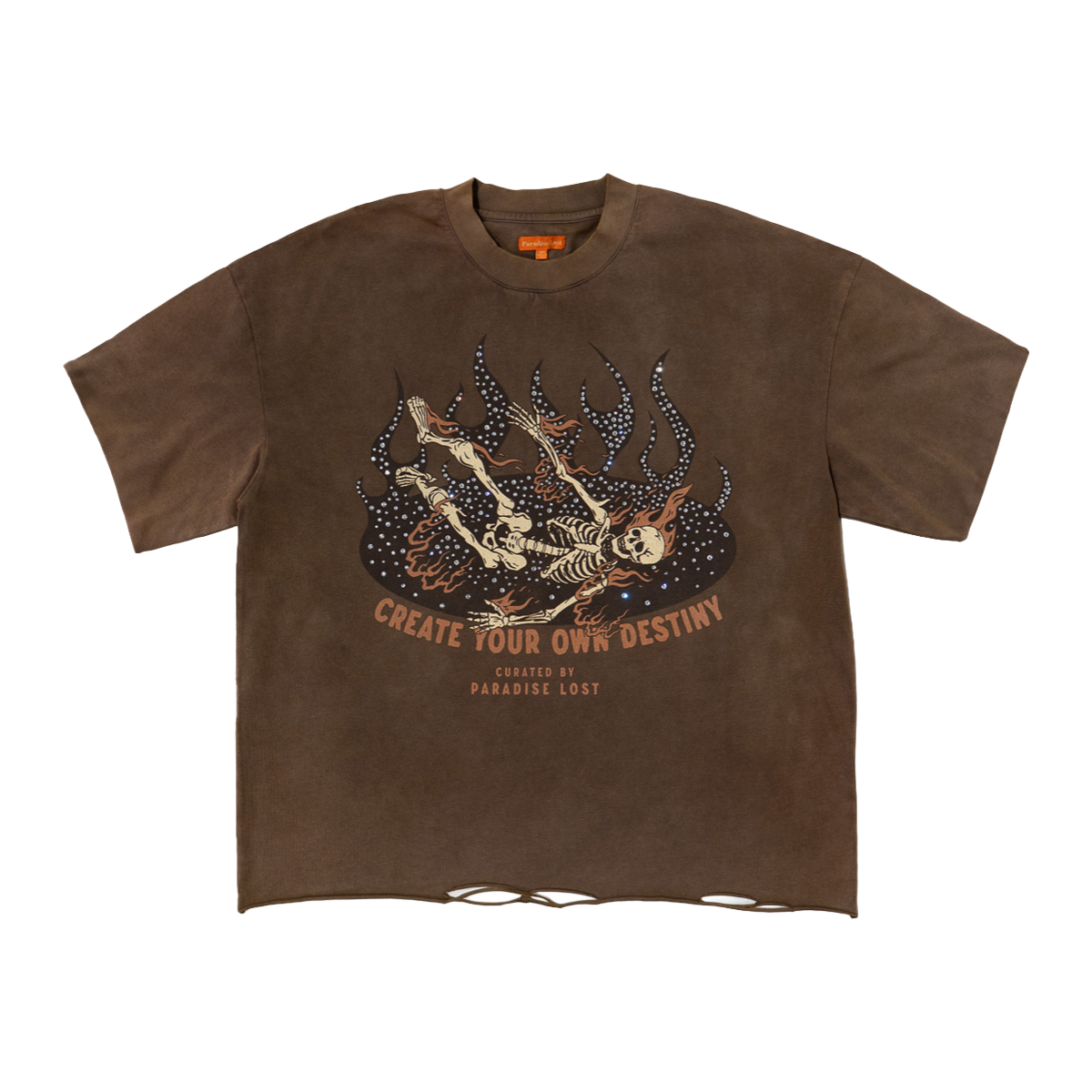 PL FLAMES OF FATE TEE - MOCHA