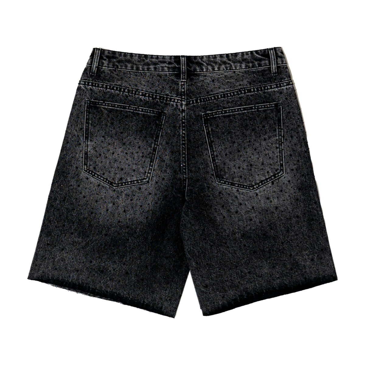 PL NIGHTFALL JORTS - BLACK
