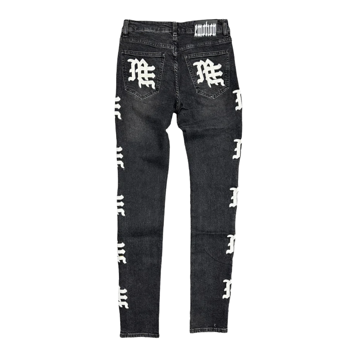 ME MONOGRAM DENIM - BLACK WASH