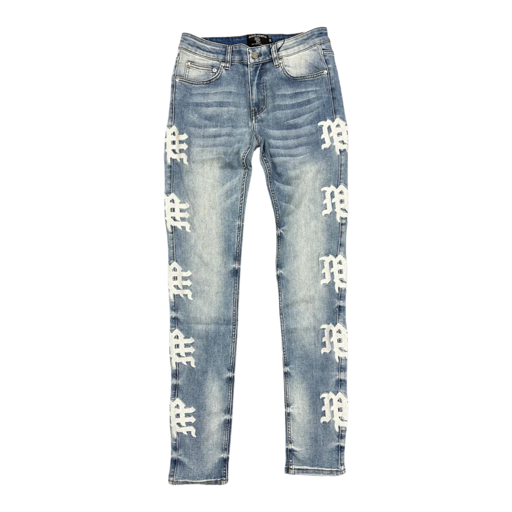 ME MONOGRAM DENIM - BLUE WASH