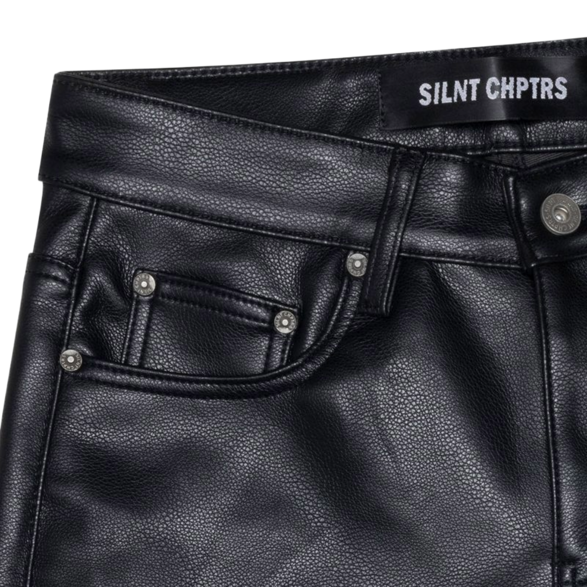 SC 'CUERO' STACKED - BLACK LEATHER