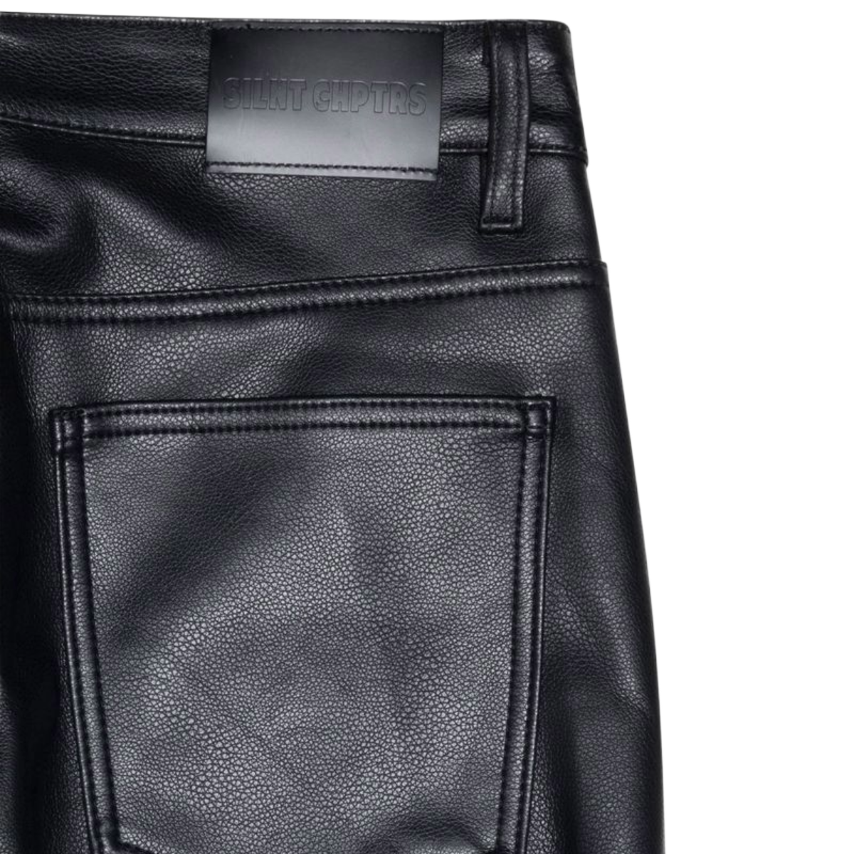 SC 'CUERO' STACKED - BLACK LEATHER