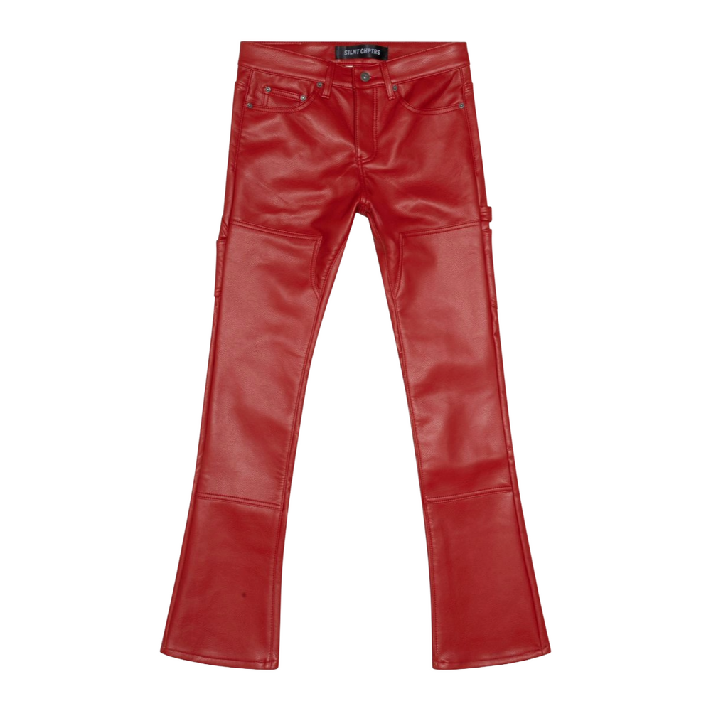 SC 'CUERO' STACKED - RED LEATHER