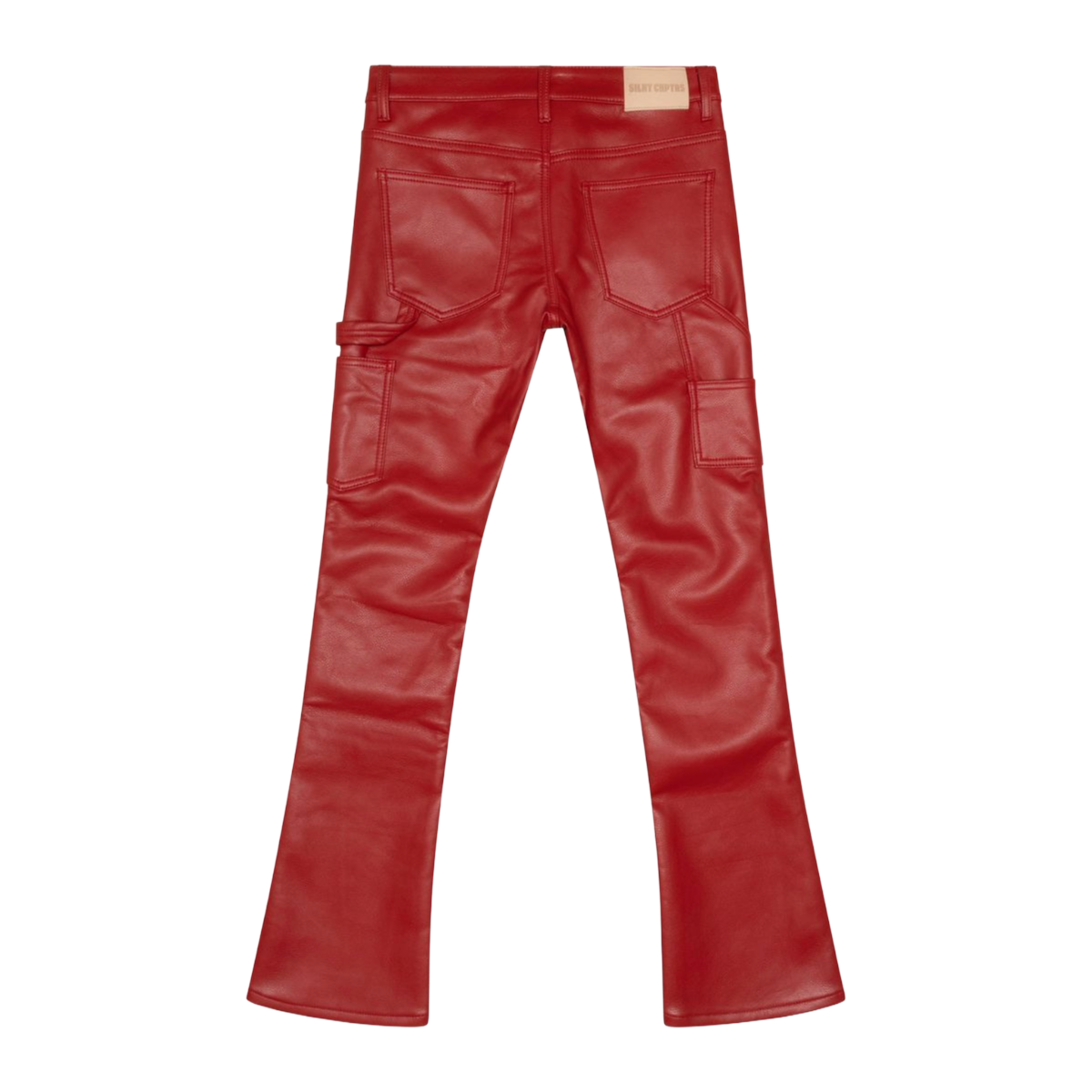 SC 'CUERO' STACKED - RED LEATHER