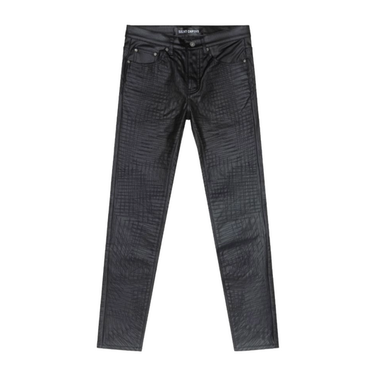 SC "CASKET" BLACK WAX DENIM