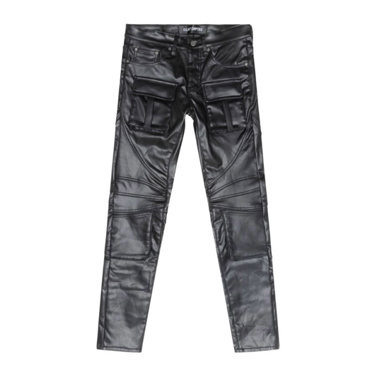 SC "MODEM" BLACK LEATHER