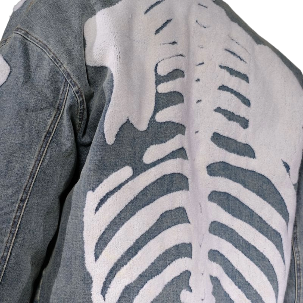 VICIOUS SKELETON DENIM JACKET