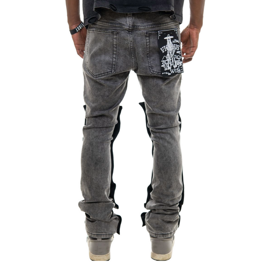 VICIOUS FLARE DENIM W/ DETACHABLE BUTTONS