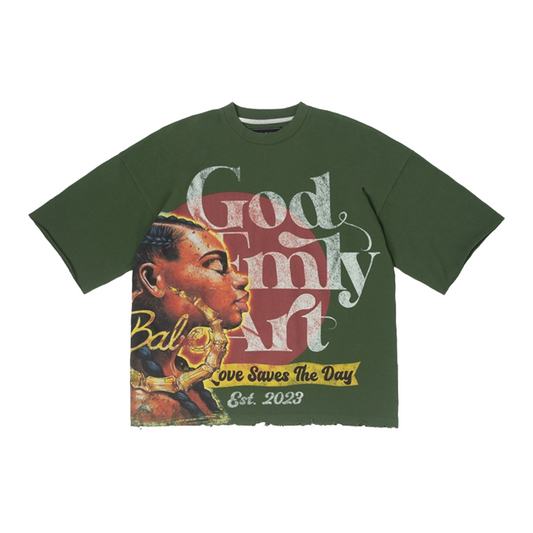 GFA GRAND SS KNIT TEE - FOREST