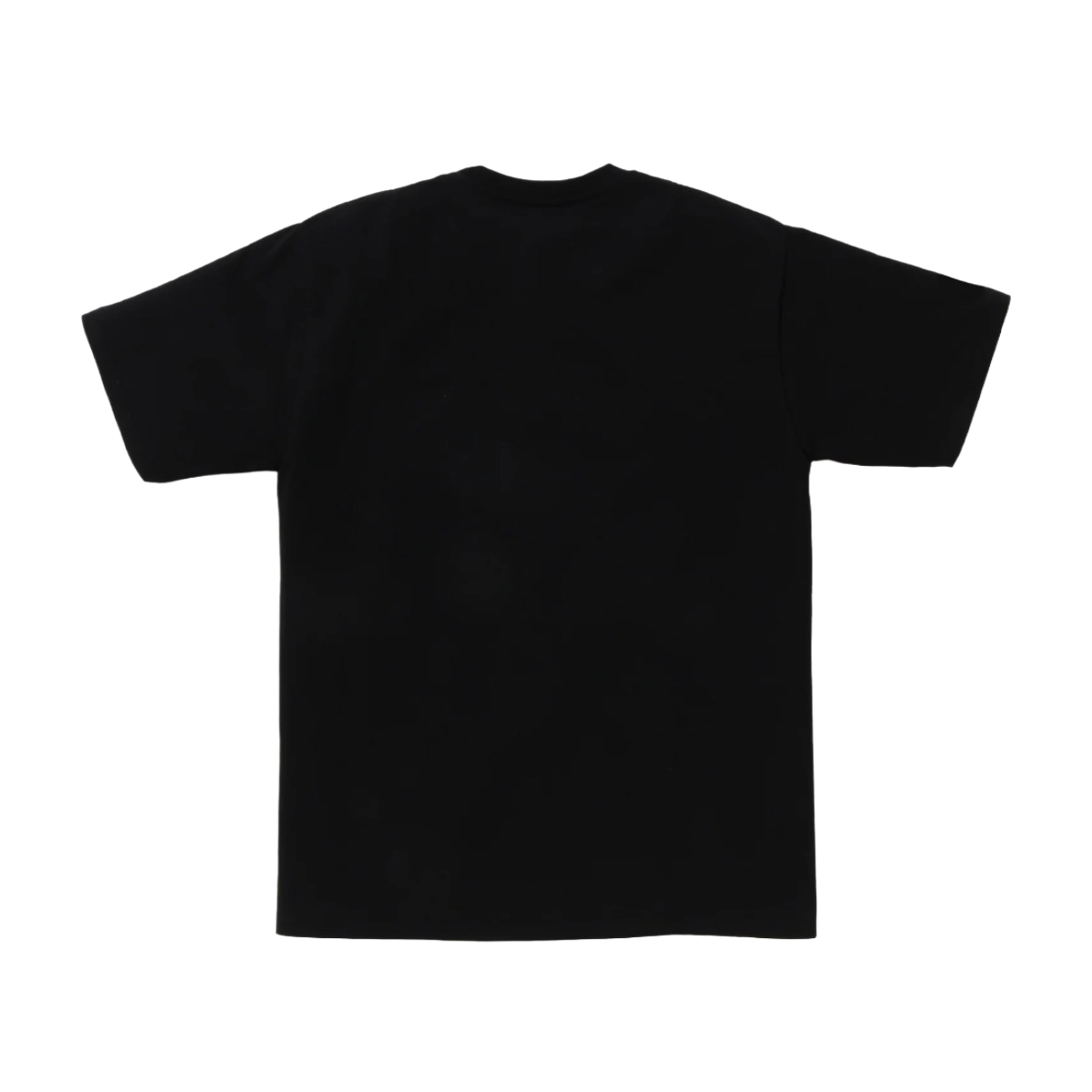 BAPE WILD LEOPARD PATTERN BUSY WORKS STA TEE - BLACK
