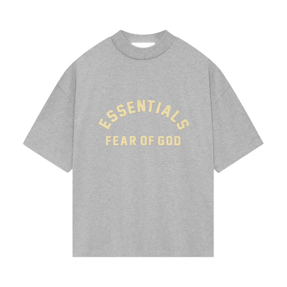 FOG CREWNECK T-SHIRT - HEATHER GREY/CREAM