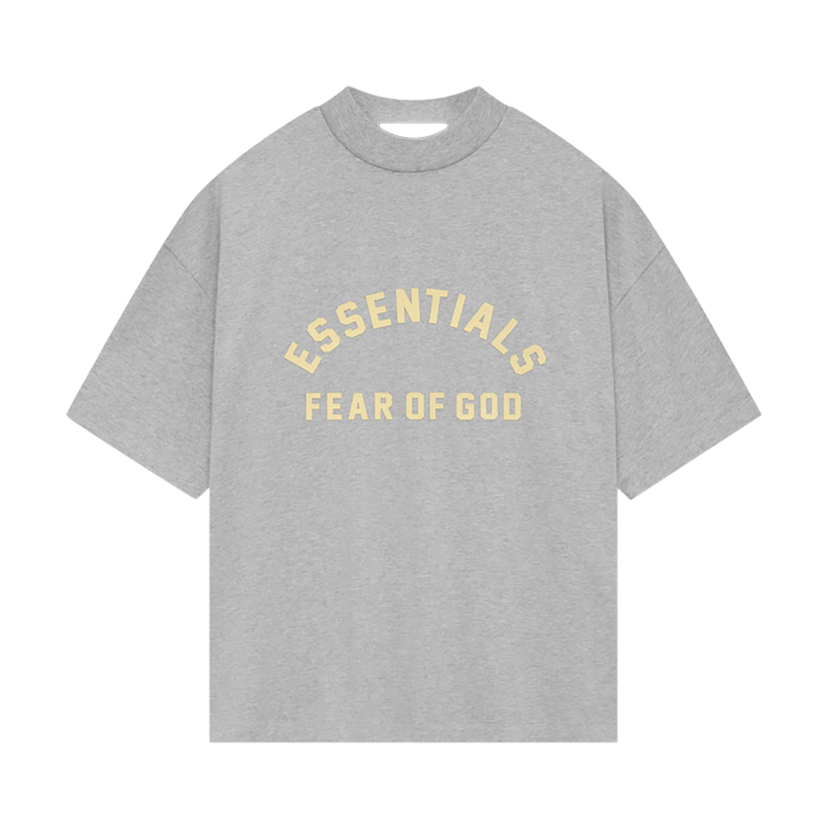 FOG CREWNECK T-SHIRT - HEATHER GREY/CREAM