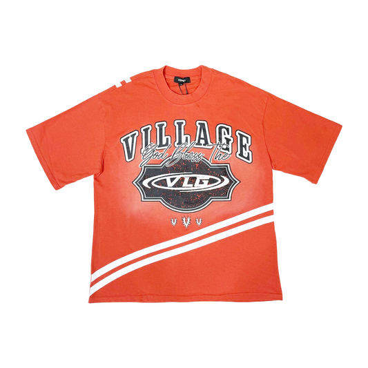 VILLAGE FORD LOGO TEE - ORANGE