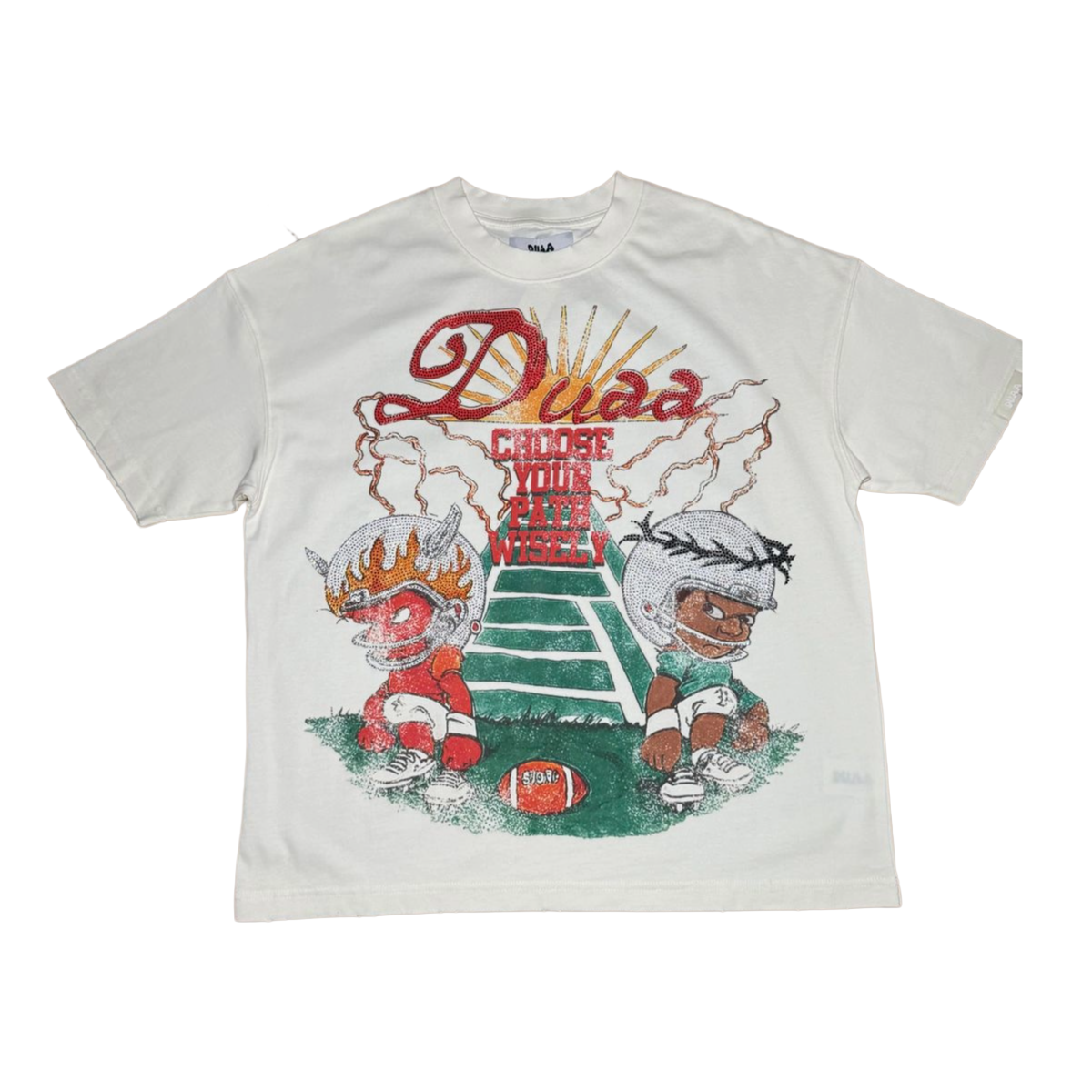 DUAA 'JOURNEY' TEE - WHITE