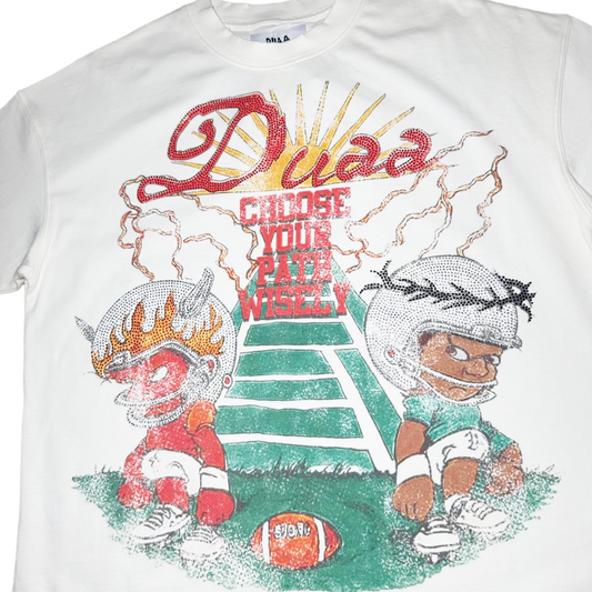 DUAA 'JOURNEY' TEE - WHITE