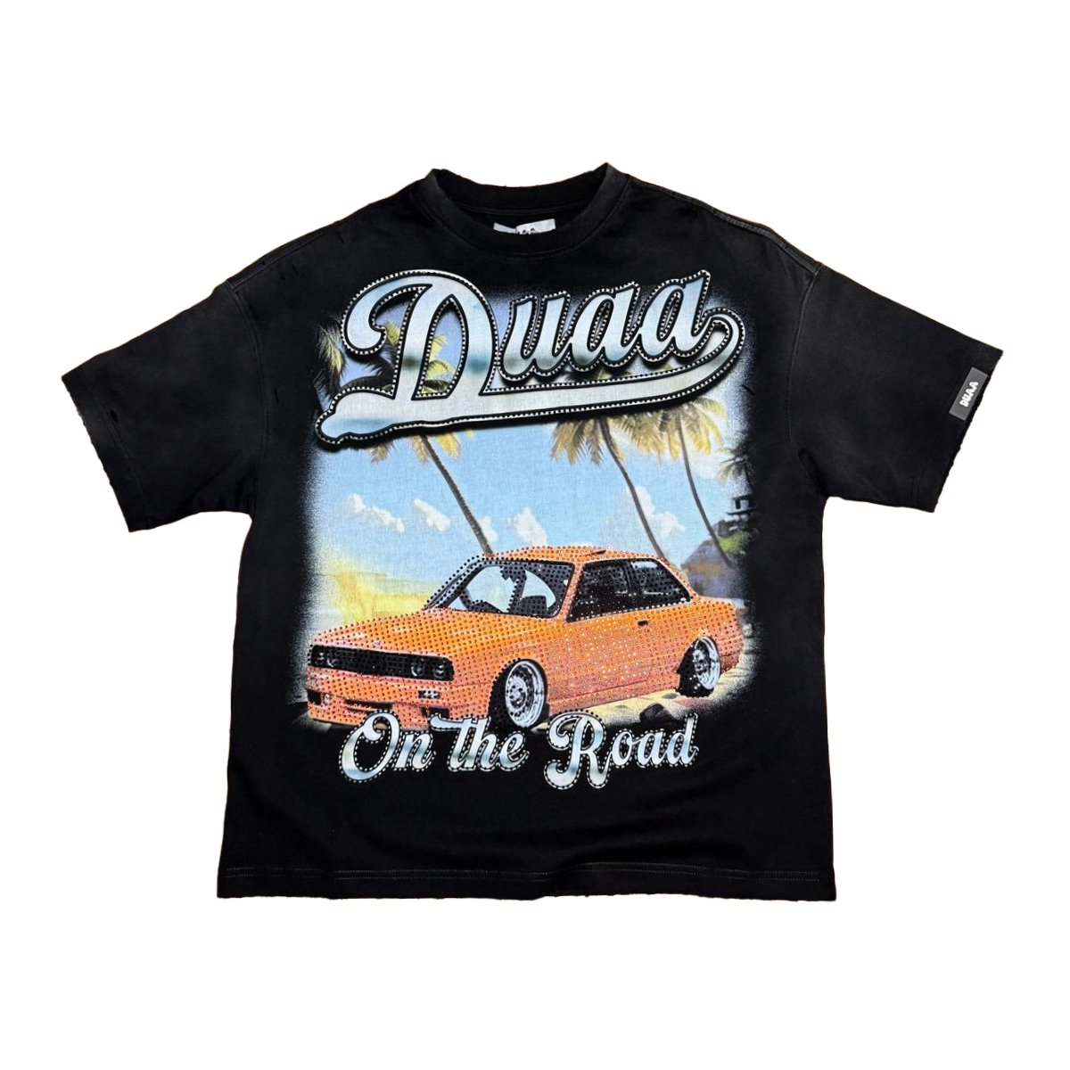 DUAA 'DESTINATION' TEE - BLACK