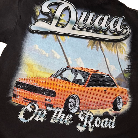 DUAA 'DESTINATION' TEE - BLACK