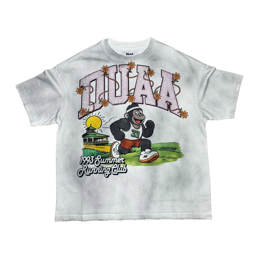 DUAA 'MARATHON' TEE - WHITE