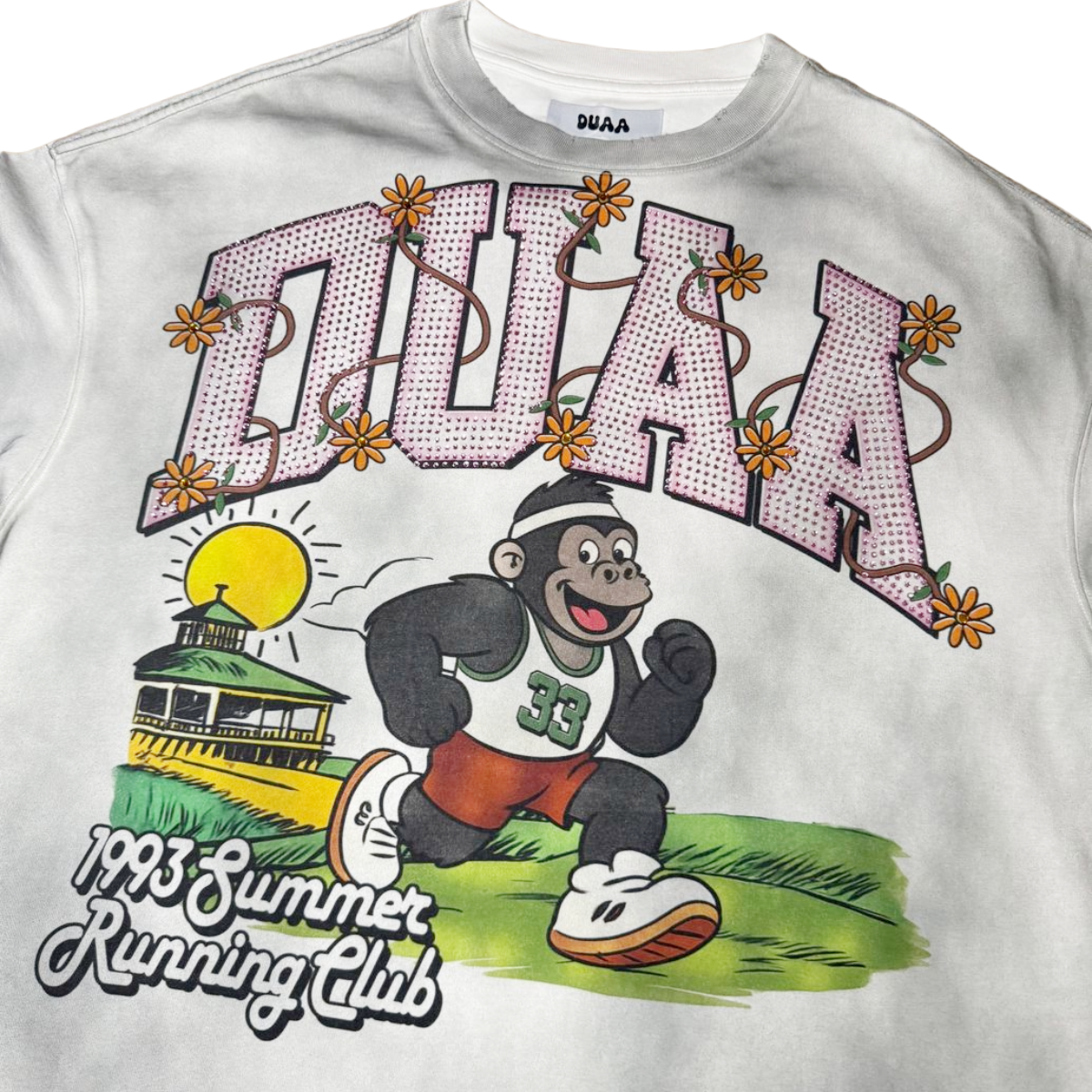 DUAA 'MARATHON' TEE - WHITE