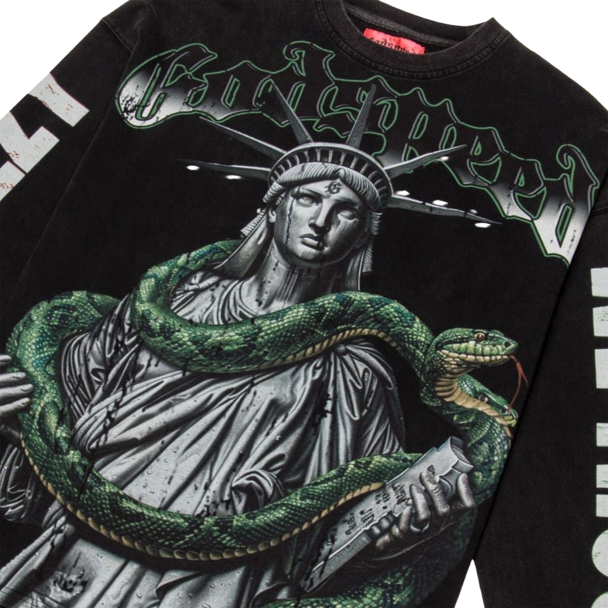 GODSPEED 'TOP 5 SLIZZY' L/S TEE - BLACK WASH