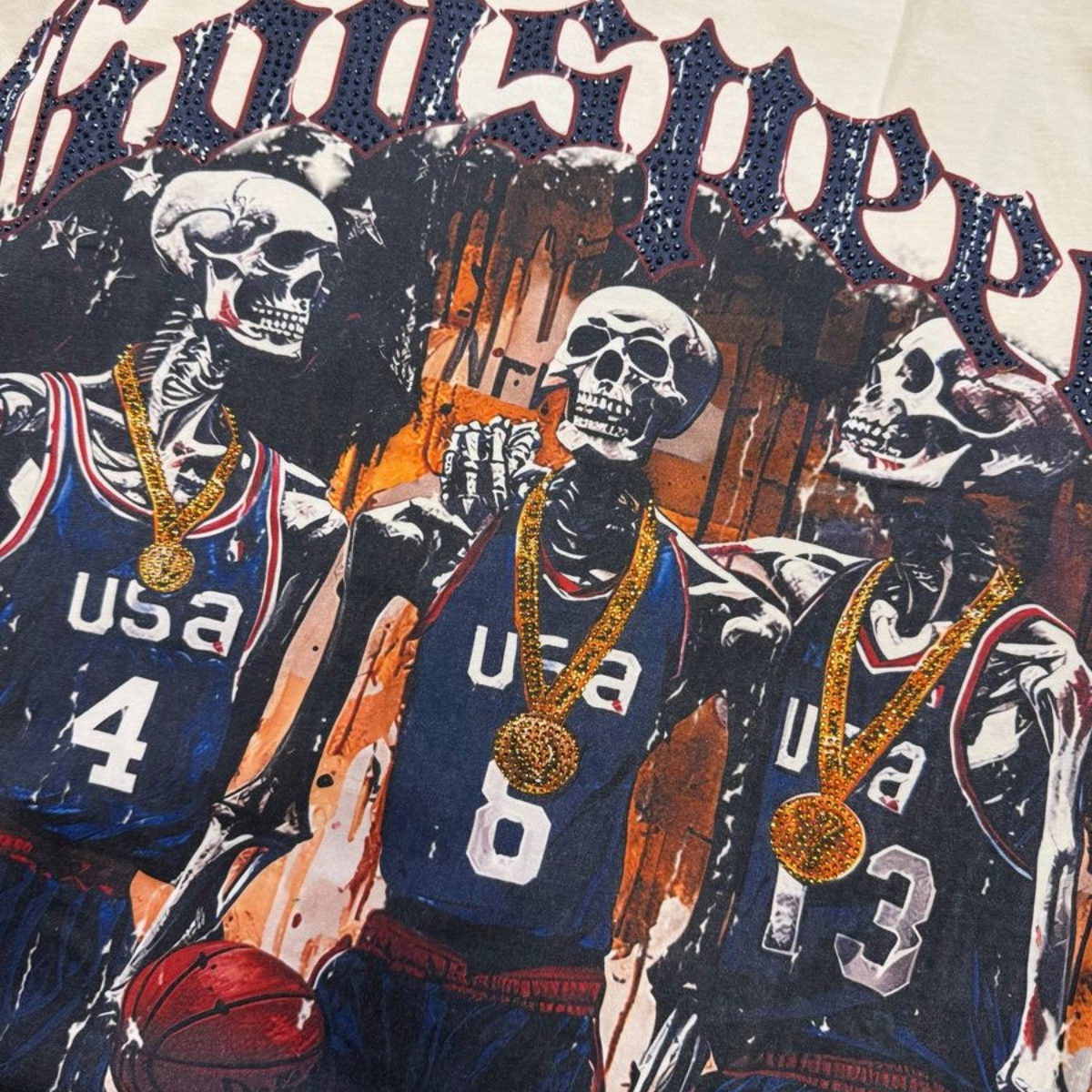 GODSPEED 'DREAMTEAM 24' L/S TEE - BONE
