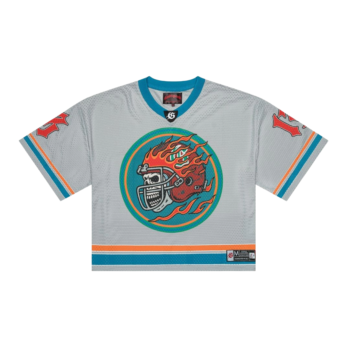 GODSPEED 'FIRST DOWN' JERSEY - GREY/BLUE/ORANGE