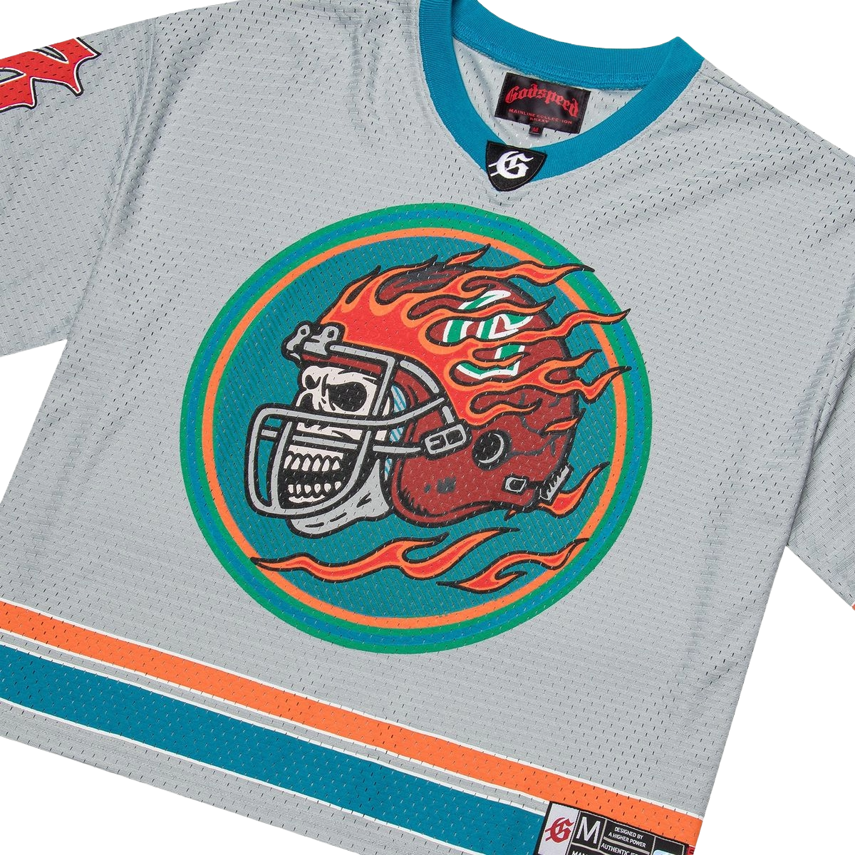GODSPEED 'FIRST DOWN' JERSEY - GREY/BLUE/ORANGE