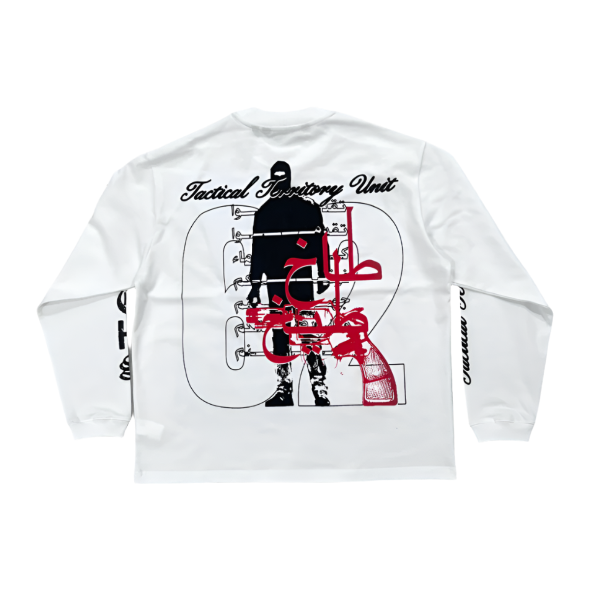 TRNCHS 'KHANDAQ' WHITE MOCKNECK