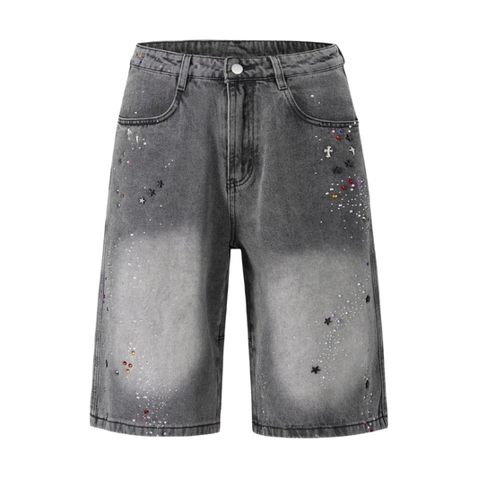 UNDVLPD CHARCOAL GEMSTONE SHORTS