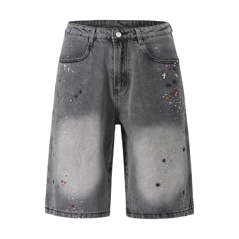 UNDVLPD CHARCOAL GEMSTONE SHORTS