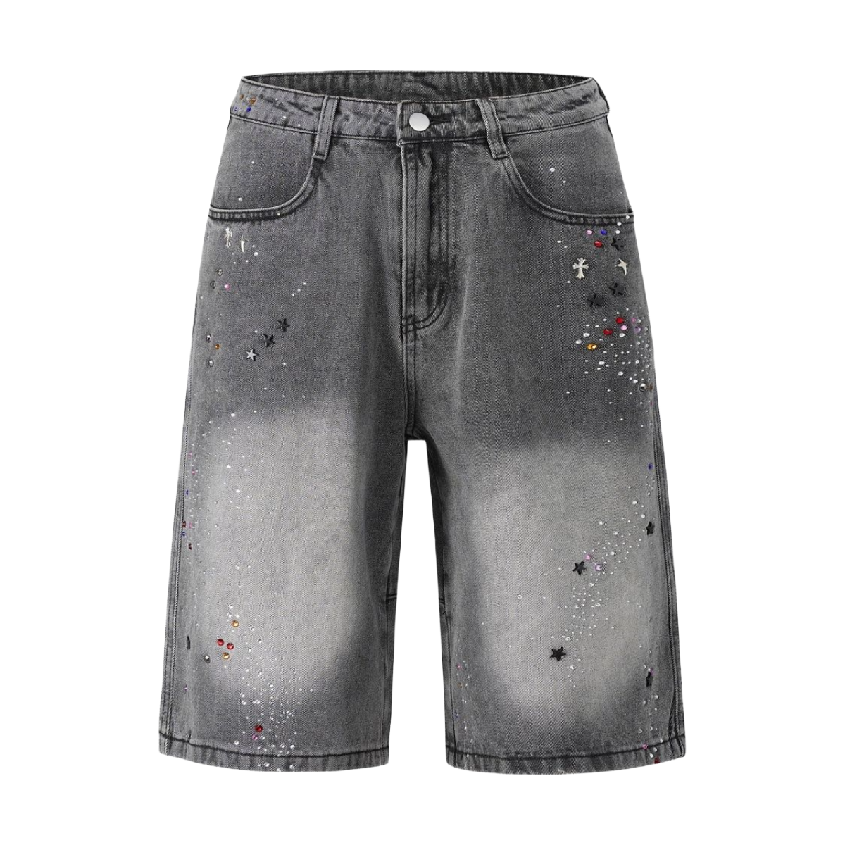 UNDVLPD CHARCOAL GEMSTONE SHORTS
