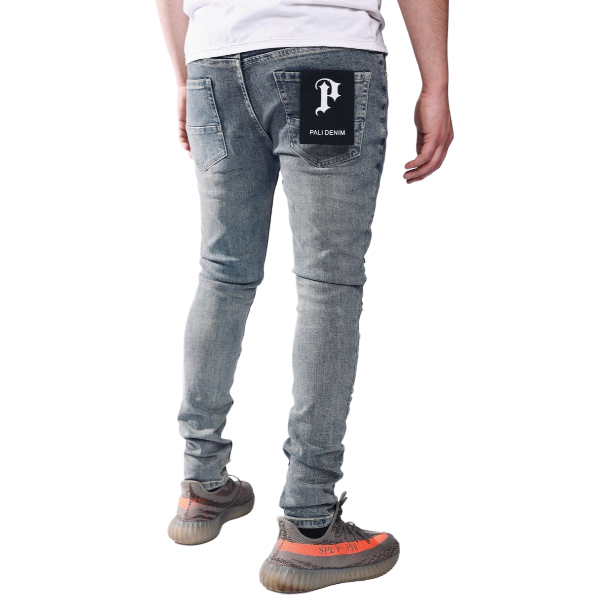 PD RIPPED DARK BLUE (PL012) DENIM