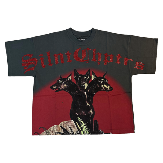 SILNT "HELL HOUND" TEE - VINTAGE GREY