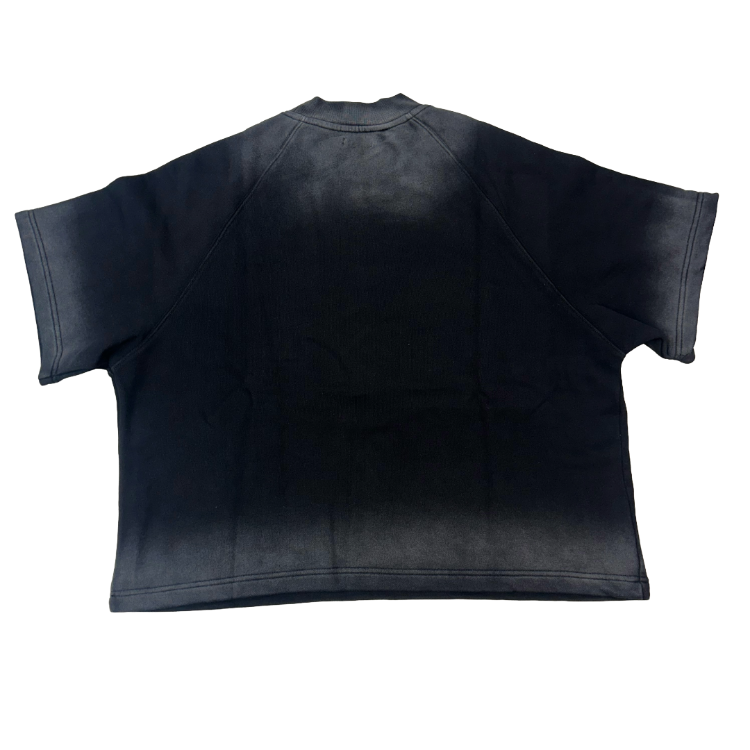 PRESTIGE RHINESTONE ROYLTY TEE - BLACK