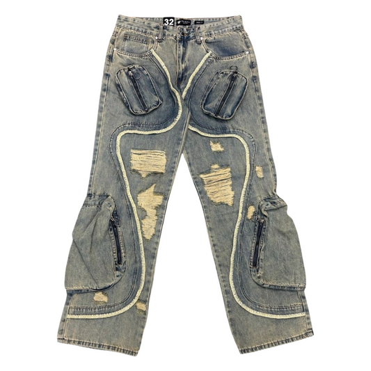 WAIMEA BAGGY FIT CARGO (M8194D-DV)