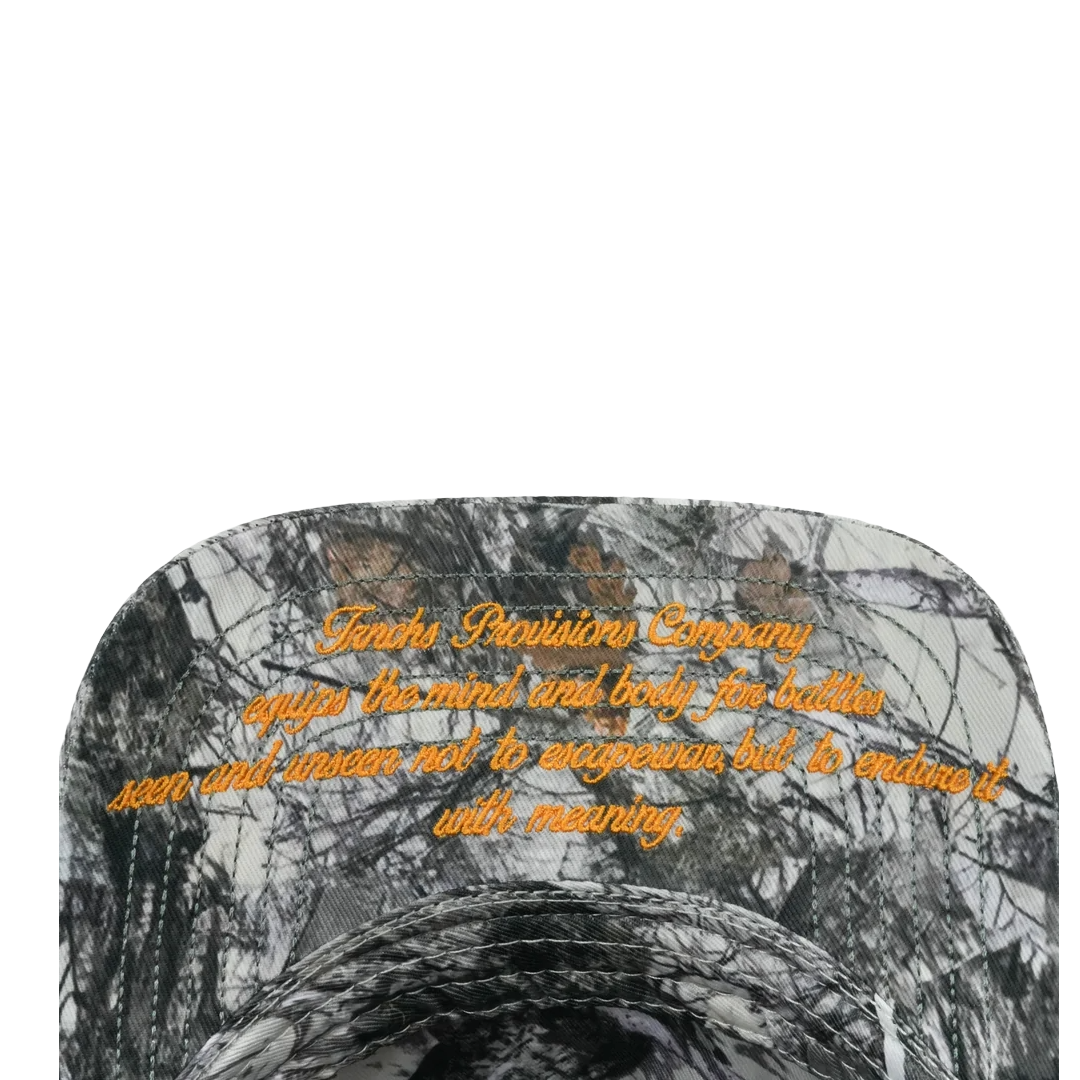 TRNCHS 5-PANEL TRUCKER CAP CAMO