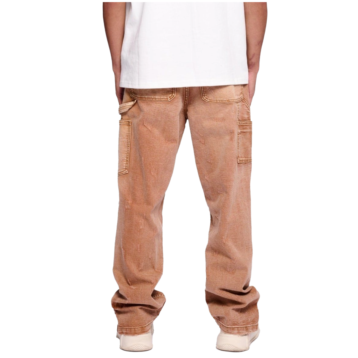 VALABASAS HOUND STRAIGHT JEANS BROWN WASHED