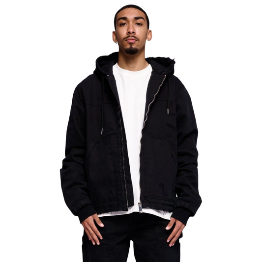 VALABASAS NEST JACKET BLACK WASHED