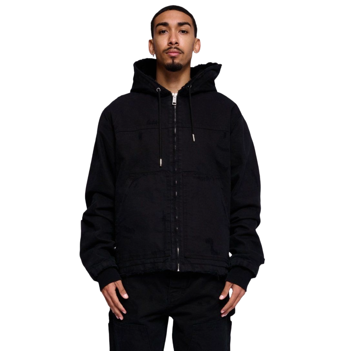 VALABASAS NEST JACKET BLACK WASHED