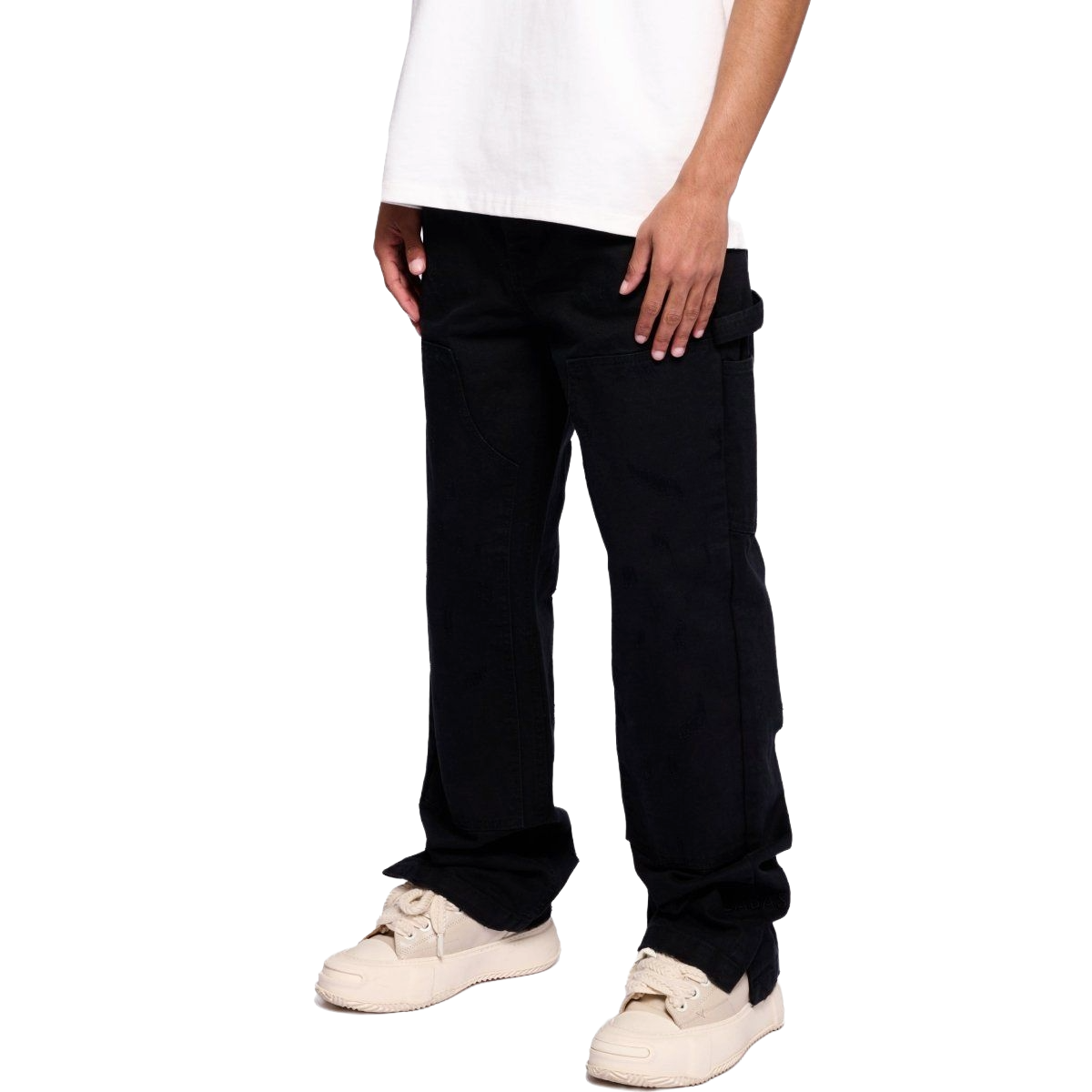 VALABASAS HOUND STRAIGHT JEANS BLACK WASHED