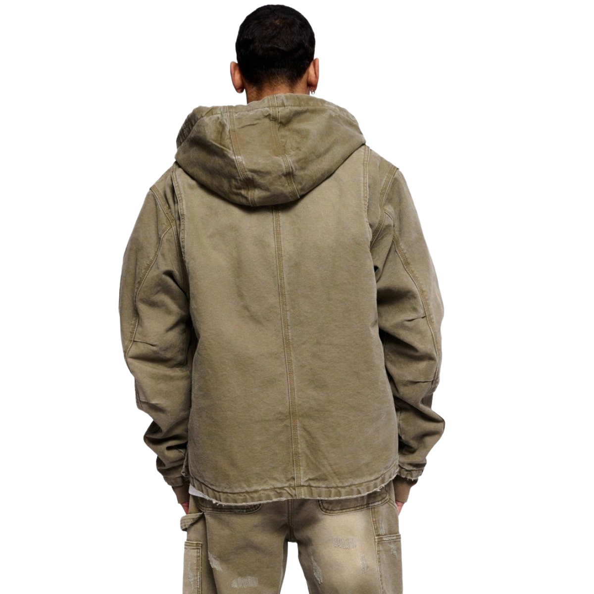 VALABASAS NEST JACKET GREEN WASHED