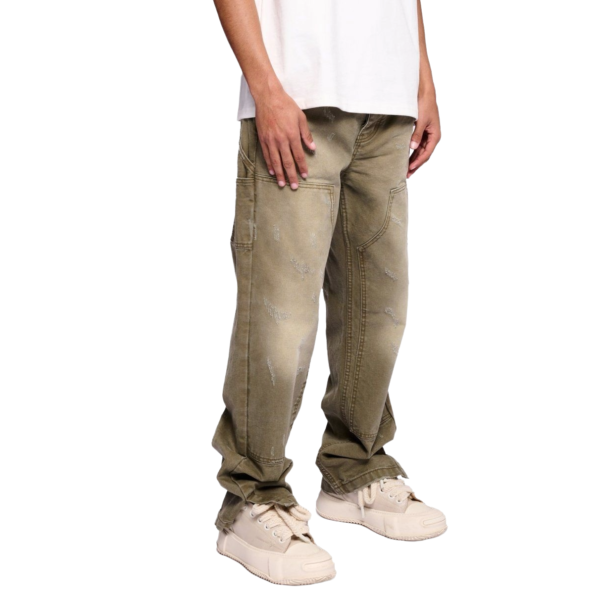 VALABASAS HOUND STRAIGHT GREEN WASHED
